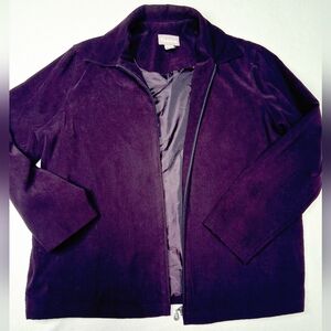 TanJay Deep Purple Seude Jacket